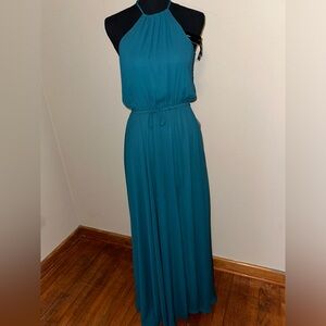 Elegant Teal Maxi Dress